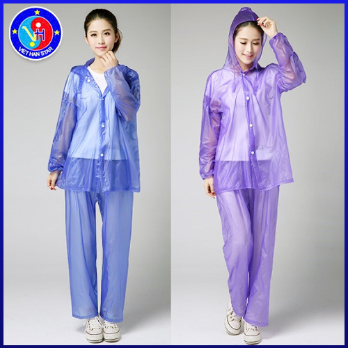 Áo bộ nhựa màng PVC